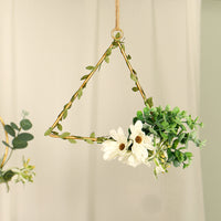 Artificial Floral Wreath Wall Hanging for Weddings and Home Decor