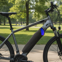 Insulated Electric Bicycle Battery Cover Wraparound Battery Sleeve with Wrap-Style Opening Shielding Weather-Resistant for Commuters, Winter Commuting, Outdoor Riding