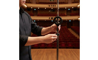 Padded Protection Music Stand Guitar Hook Drill-No-Drill Clamp-on Instrument Holder Gravity Self-Locking Violin Holder Clamp for Musicians, Guitarists, Violinists, Practice Room, Studio, Stage