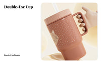 Leak Resistant Childrens Drinking Cup with Straw Safe Toddler Straw Cup Food Grade Material for Babies, Toddlers, Home, Daycare, Outdoor