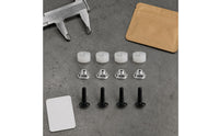 Hockey Eyewear Fastener Kit Replacement Eyewear Screw Kit Easy to Install Sports Gear Accessory for Roller Skating