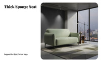 Modern Design emerald Minimalist Sofa Small Space suitable for Upholstered Settee Soft Textured upholstery material Living Room Couch Sturdy framework for Apartment Dwellers, homeowners, Young Adults, Lounge Area
