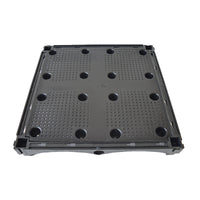 Modular Square Garden Planter Box with Tray and Support Legs for Balcony Vegetable Planting