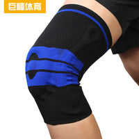 Sports Knee Brace with Spring and Silicone Pad for Running, Badminton, Fitness, Basketball, Cycling, and Football