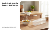 Noodle Storage Box Airtight Pasta Container Humidity-Resistant-Resistant Spaghetti Storage Container for Meal Kitchen Organizers