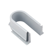 Sink Drain Pipe Cover Plate for Cabinet Openings, U-Shaped Decorative Trim for Bathroom Vanity