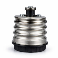 Garage Lighting E40 to E27 Adapter for Workshop Lighting, Heat Resistant up to 100°C Bakelite Pendant Lamp Holder