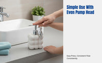 Ceramic Lotion Dispenser Bottle, Bathroom Press Pump, Multipurpose for Shampoo, Shower Gel, Hand Soap, Home Hotel Use