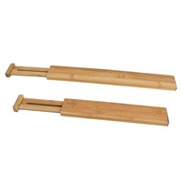 Bamboo Drawer Dividers Adjustable Organizers for Underwear and Small Items