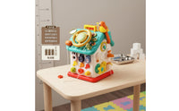 Cause and Effect Educational Busy House Early Learning Activity Cube House Fine Movement Skills Light up for 1-2 Year Olds, Babies, Toddlers