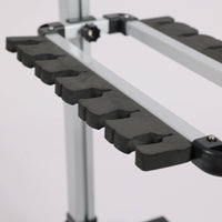 Fishing Rod Rack Freestanding Fishing Rod Storage Rack Aluminum for Garage, Shop
