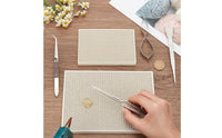 7 Pieces Heat Resistant Jewelry Joining Tool Kit Includes Storage Bag Jewelry Soldering Kit Serrated Tips for Crafters, Beginners