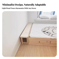 Bedside Gap Filling Board Flush Connection Bed Extender Prevents Items from Falling Bedding Accessory for Adults, Homeowners, Bedroom, Next to Wall