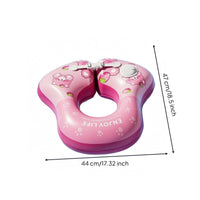Shoulder Strap Axillary Swim Float Double Buckle Inflatable Baby Buoy Seat Press-to-Inflate Swim Float with Seat Padded