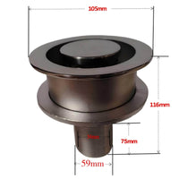 Marine Vent Fitting Threaded Propellant Tank Vent Polished Propellant Ventilation Device for Yachts