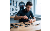 Cycle Handlebar Mount Extension Matte Black Handlebar Mount with Hex Key Vibration Resistant for Cyclists, Riders, Road Biking, Mountain Biking