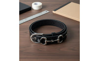 Horse Riding Belt Metal Buckle Equestrian Leather Belt Customizable Look & Elegance Accessory for Equestrians