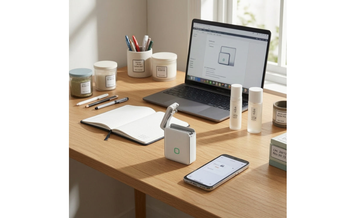 Portable Label Maker with Bluetooth Inkless for Home Organization, Teachers