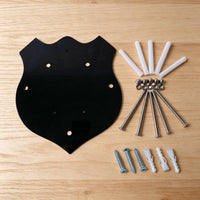 Wall-Mounted cosplay knives Display Rack Pre-Drilled Holes Display Rack Lightweight Acrylic Holder