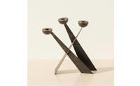 Cross Candlestick Holder Minimalist Candleholder with Cross Modern Crucifix Candleholder for Dining Table, Living Room, Hotel