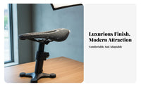 3D Printed Bike Saddle Breathable Carbon Fiber Two-Wheeler Seat Non-Slip Surface Carbon Fiber Bike Seat for Mountain Bikers, Road Cyclists