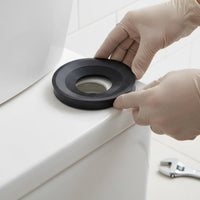 Toilet Tank Sealing Gasket Easy Installation Toilet Tank Gasket Plumbing Hardware for Plumbers, Restroom