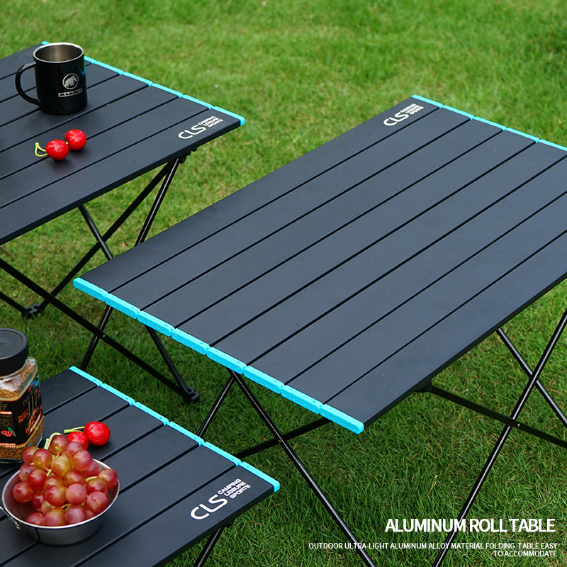 Portable Aluminum Alloy Folding Camping Table for Outdoor Picnic BBQ