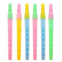 21cm Large 6-Hole Recorder for Kids, Educational Musical Instrument, Plastic Flute for Students