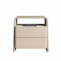 Modern Design Single-Drawer End Table Minimalist aesthetic Nightstand Luxury Feel Bedside Cabinet Storage Solution for Apartment Dwellers, Homeowners, Students, Guest Room, Hotel, Entryway, Office