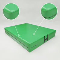 Gymnastics Practice Mat Thick Gymnastics Mat with Handles Wipe-Clean for Martial Arts