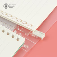 Minimalist Korean Style Transparent Coil A5/B5 Detachable Loose-Leaf Notebook