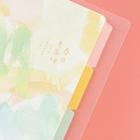 Minimalist Korean Style Transparent Coil A5/B5 Detachable Loose-Leaf Notebook