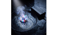 Aerosolizer with LED Lights Insertable Kit Low-Profile Water Feature Misting Head for Aquarium, Pond