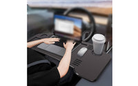 Steering Wheel Desk Compact Foldable Car Surface Metal Fixing