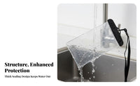 Waterproof Phone Bag Floats on Water Buoyant Waterproof Phone Bag High Clearness Window Cellphone Dry Bag with Lanyard for Swimming, Beach, Boating