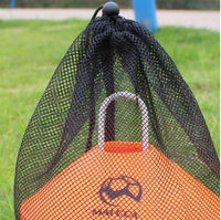 Soccer Cone Carry Bag, Oxford Cloth Mesh Bag for Training Equipment
