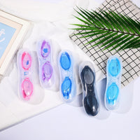 Kids' Anti-Fog Swimming Goggles with Earplugs Set for Training and Competition