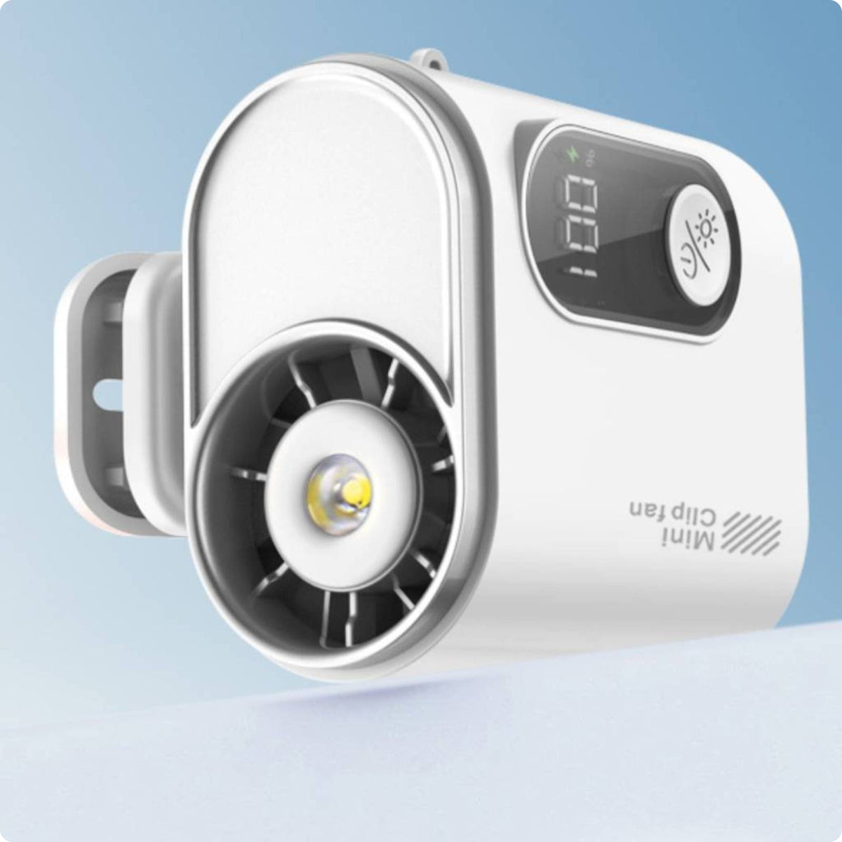 Type-C Charging Small Clipon Fan Compact Rechargeable Clip Fan