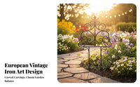 Mini Climbing Plant Trellis Versatile Use Vintage Scrollwork Plant Rack Climber Support Rack Easy to Install for Patio