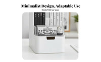 Bookend Rack with Drawer Spacious Storage Desk organizer with Bookends for Students