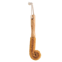 Japanese Coir Long Handle Bottle and Glass Cleaning Brush for Kitchen