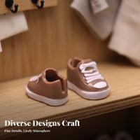 Doll Shoes Slit Rear Opening Doll Shoes Easy to Wear Tiny top for Display