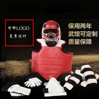 Taekwondo Protective Gear Set with Helmet and Face Shield for Competition and Training