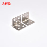 90-Degree Stainless Steel L-Bracket for Furniture and Wood Connections
