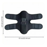 Perforated Knee Support Brace Contoured Wraparound Knee Brace Hook-and-Loop Sports Gear for Everyday Activity