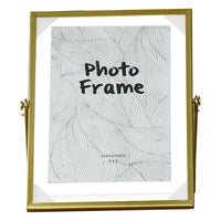 Nordic Geometric Metal Photo Frame for Tabletop or Wall Decor