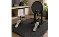 Double Bass Drum Pedal Practice Double Bass Pedal Anti Shaking Percussion Hardware for Drummers, Beginners, Stage, Studio