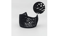 Headband with Cutout Design Openwork Feather Pattern Headband Velvet-Like Retro Headpiece Headpiece for Women, Girls, Parties, Dress-up, Photoshoots