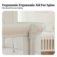 Adjustable Speeds Electric Rocking Cradle Built-in Music Automatic Rocking Bassinet Smart Timer Baby Rocker Quiet Operation for Newborns, Infants, Parents, Nursery, Rest Time, Bedroom, Living Room