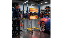 Short Wave Infrared Paint Heater Lamp 2100W Curing Lamp with Wheeled Stand Movable High-Efficiency for Auto Body Technicians